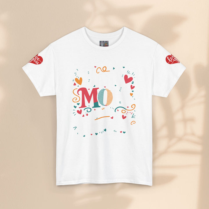 Colorful Unisex Heavy Cotton Tee - Best Mom In The World for Mother's Day gift