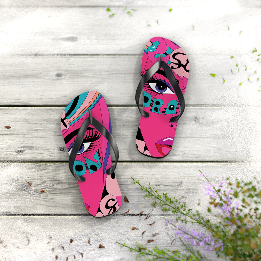 Sea Dragon Dreams Flip Flops