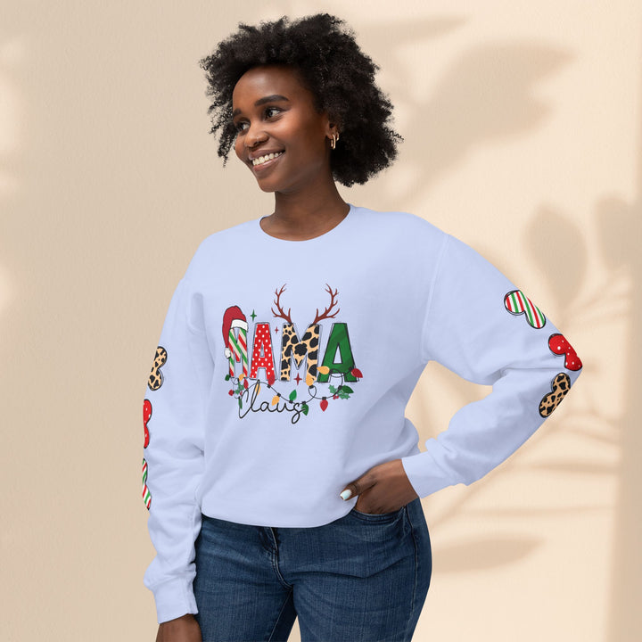 Mama Claus - Women's Lightweight Crewneck Sweatshirt