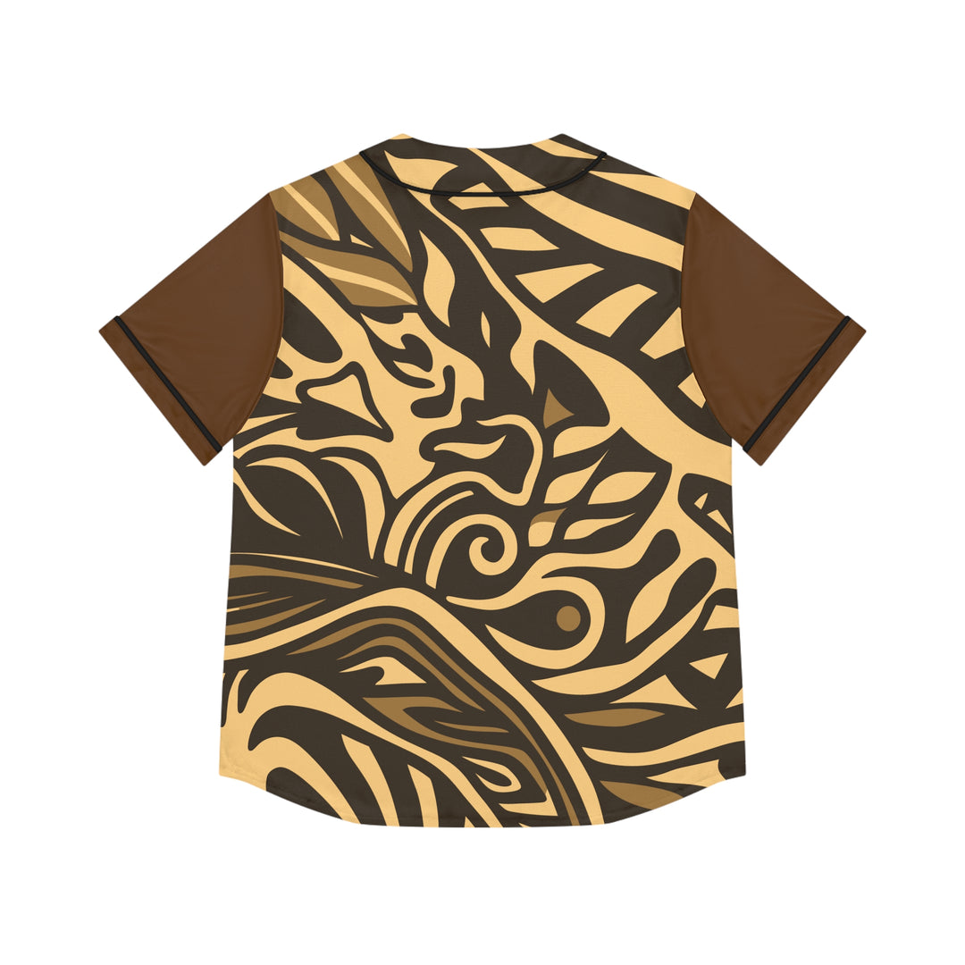 Women's Baseball Jersey - Tribal Brown