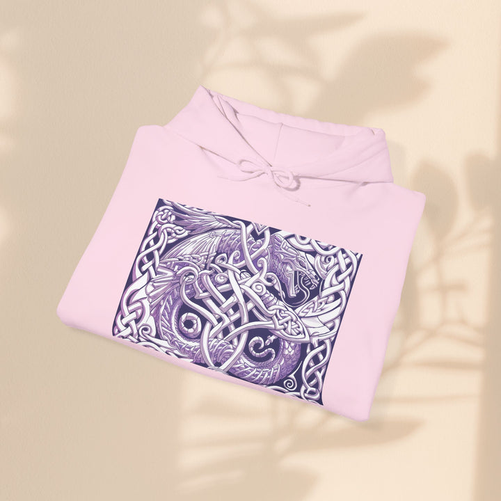 Celtic Dragon Hoodie, Gift for Fantasy Lovers
