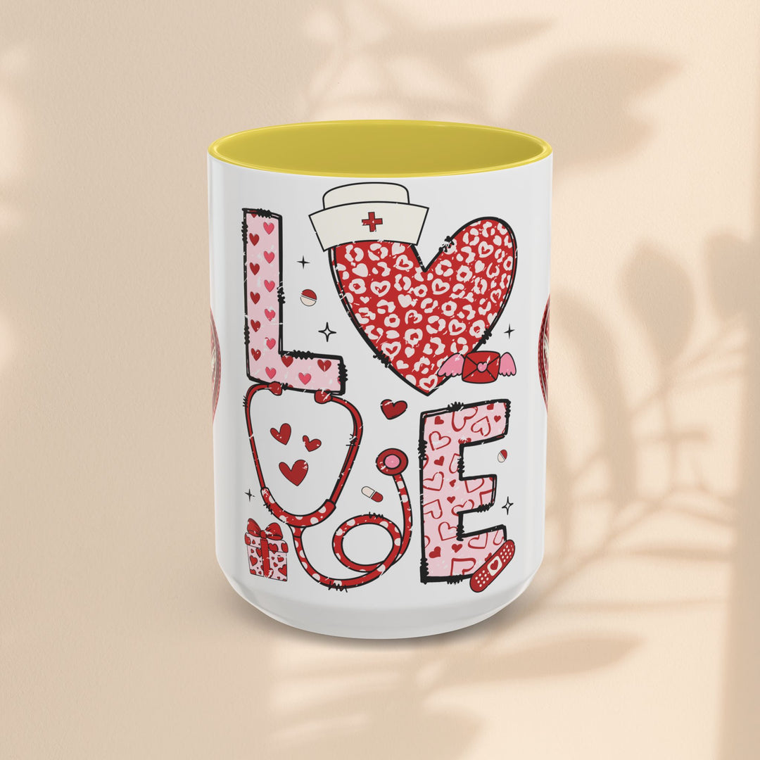 Colorful Mugs (11oz, 15oz) - Love Nurses