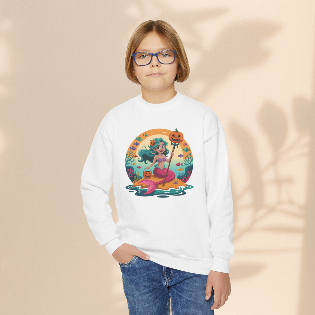 Enchanting Mermaid Halloween Youth Sweatshirt