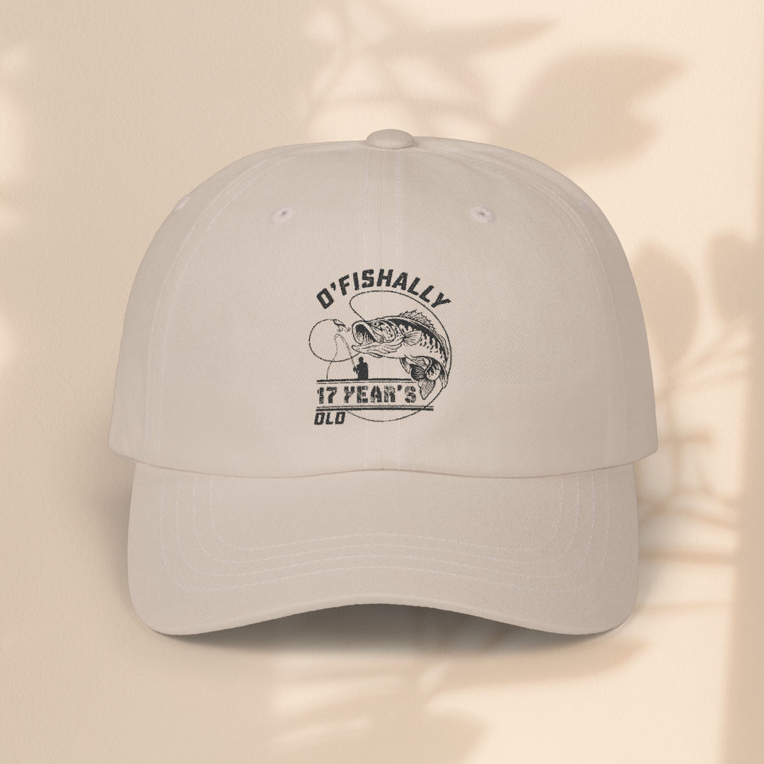 O-fish-ally 17 years old,  Fishing Classic Cap, Gift for 17 year old birthday, Outdoor Lover Cap