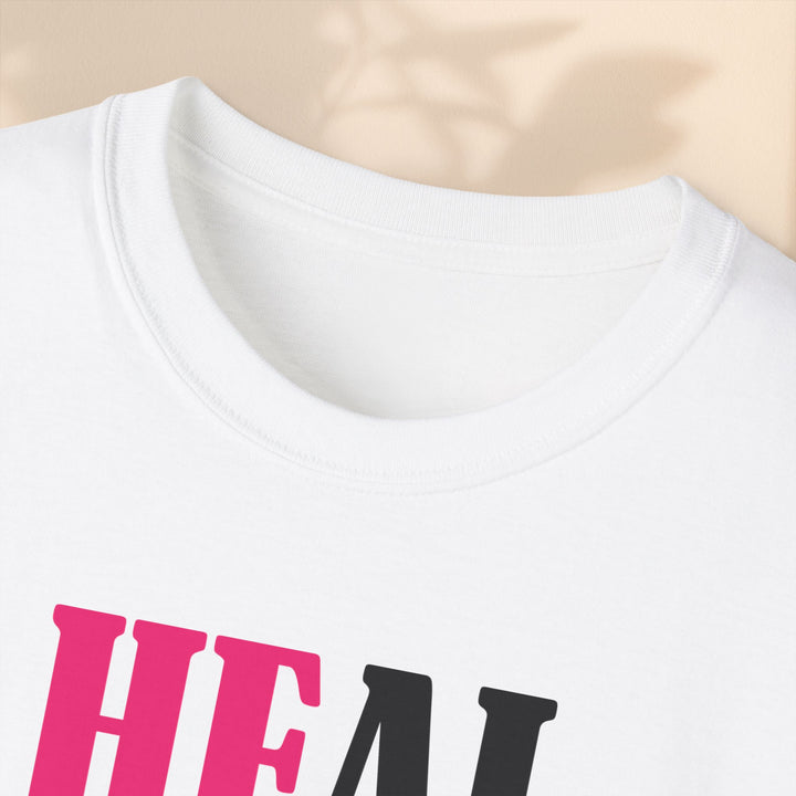 Heal Cancer Unisex Ultra Cotton Tee - Inspirational Faith-Based T-Shirt for Awareness
