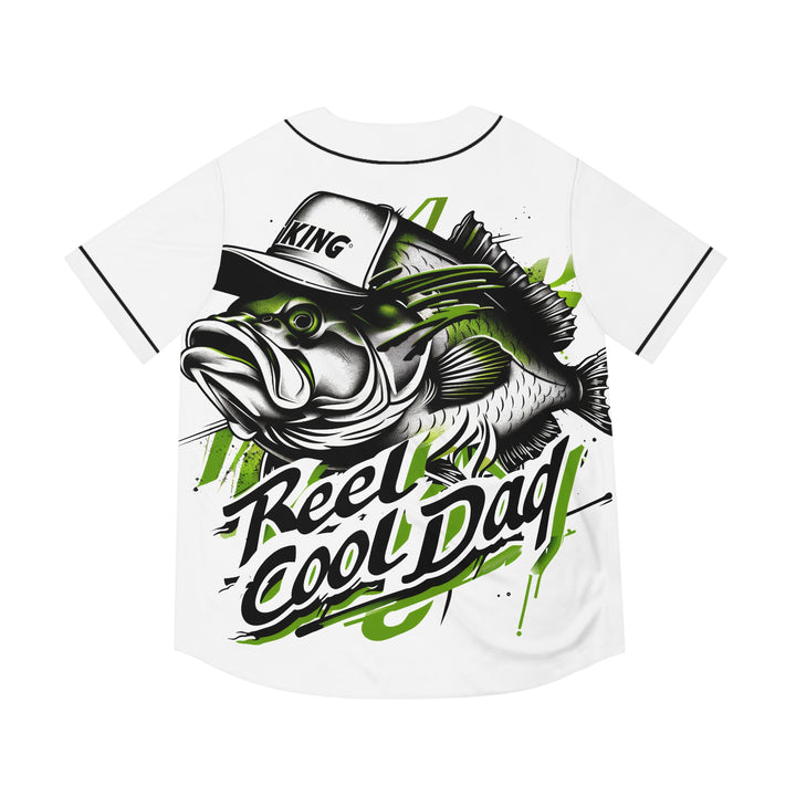 Men's Baseball Jersey (AOP) - Reel Cool Dad