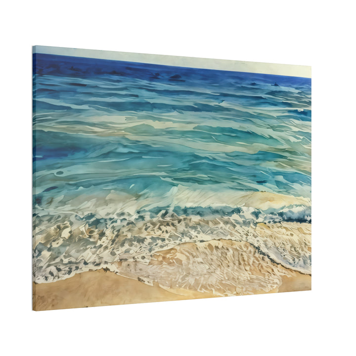 Stretched Beach Art Canvas Print