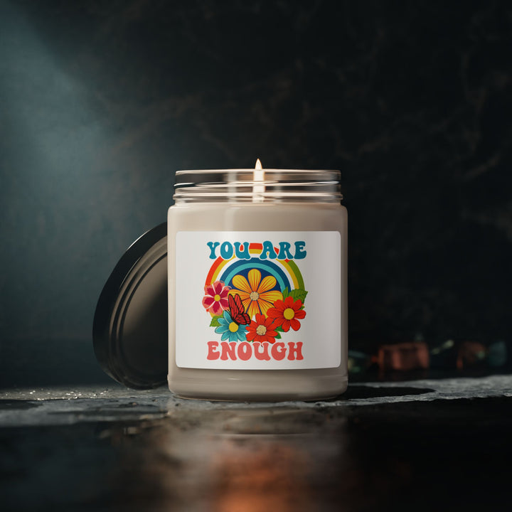 Scented Soy Candle, 9oz - You Are Enough