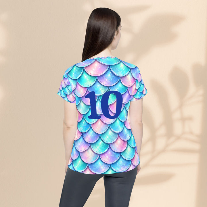 Mermaid Scale Women's Jersey — xs 10