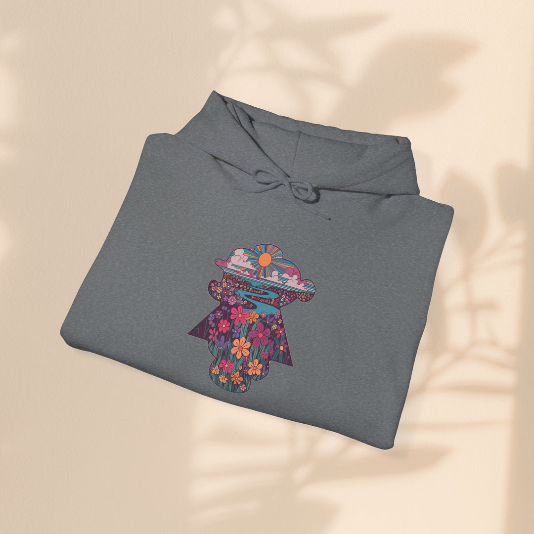 Artistic Floral Love Hoodie for Creative Souls