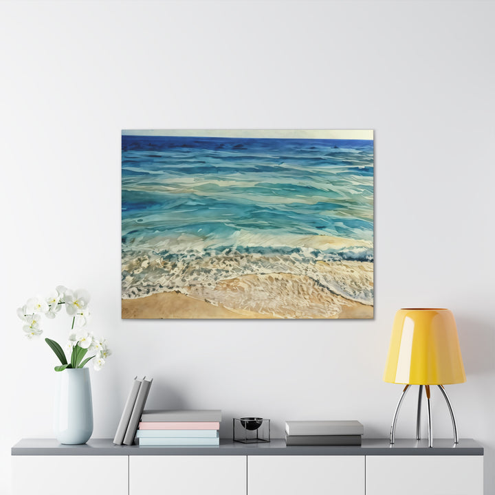 Stretched Beach Art Canvas Print