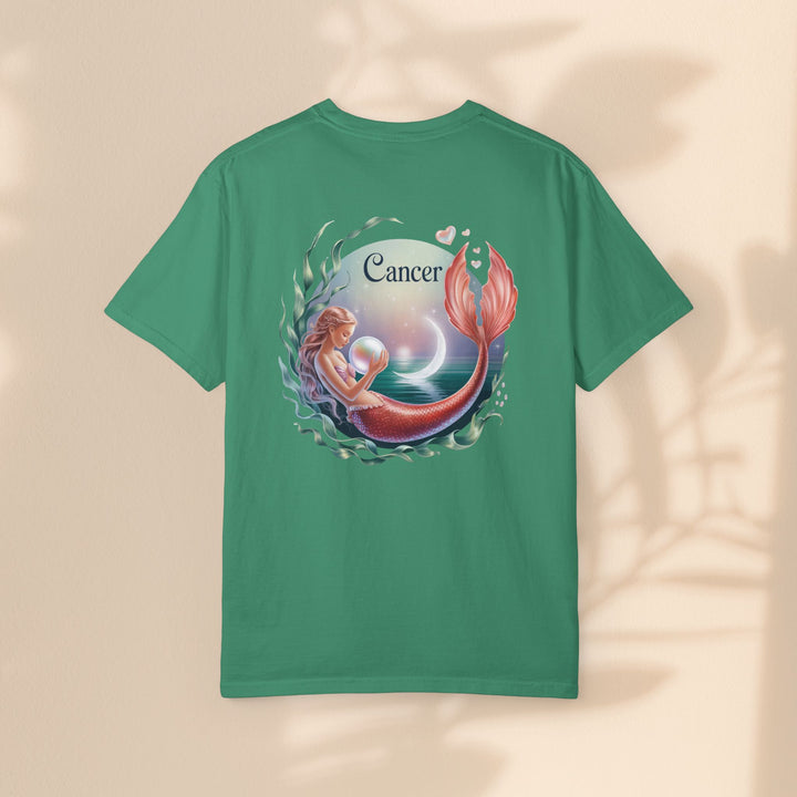 Cancer Zodiac Mermaid T-shirt, Astrology Tee, Astrological Sign Shirt, Gift for Cancer, Horoscope T-shirt, Cute Zodiac Apparel