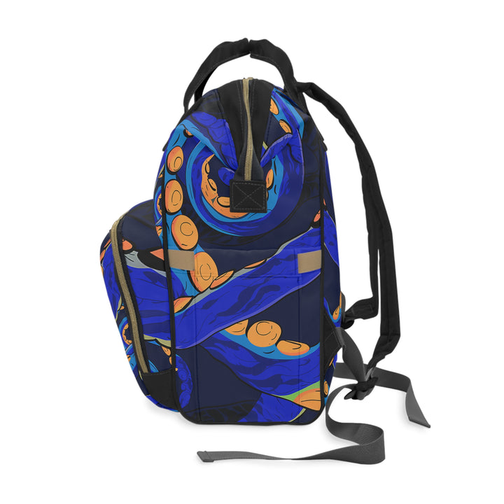 Multifunctional Diaper Backpack - Octopus Delight