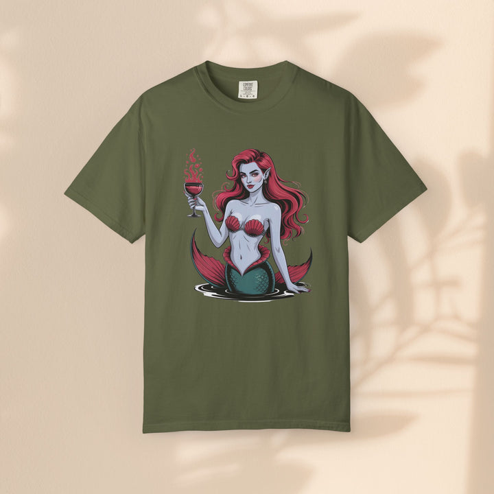 Mermaid-Themed Unisex T-Shirt – Fun Summer Apparel, Beach Lover Gift, Vintage Style Tee