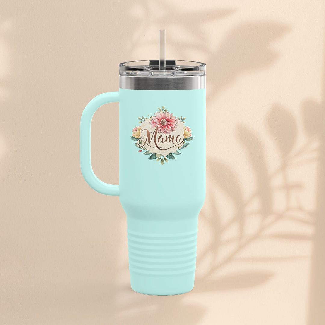 Floral Insulated Travel Mug for Moms - 40oz
