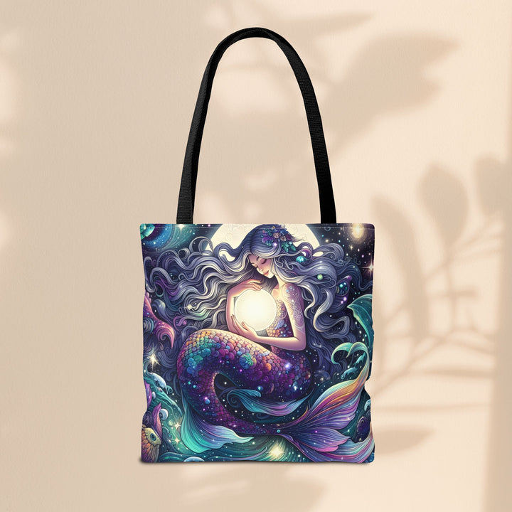 Celestial Mermaid Secret Tote Bag – Stylish Reusable Beach Trip Bag