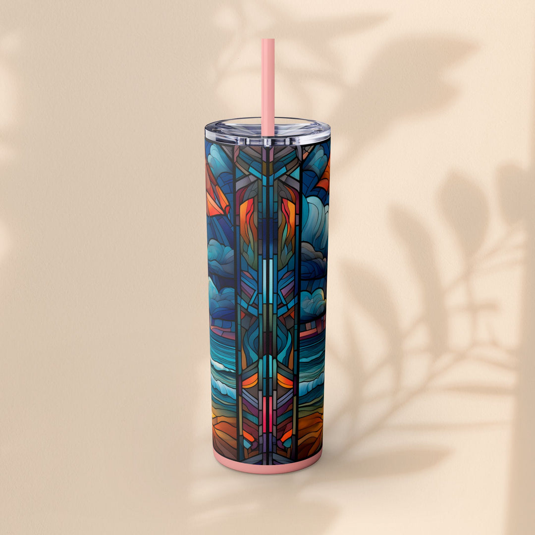 Skinny Tumbler with Straw, 20oz - Beach Chair Life