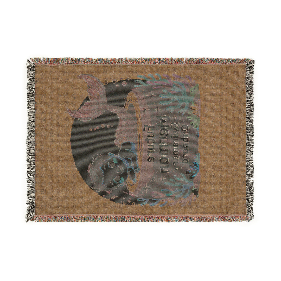 Cozy Future Merman Woven Blanket
