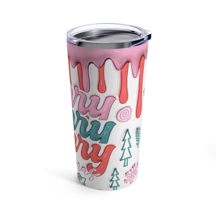 Tumbler 20oz - Merry Merry Merry Christmas