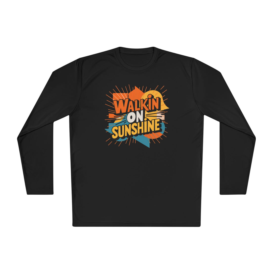 Unisex Lightweight Long Sleeve Tee - Walking On Sunshine