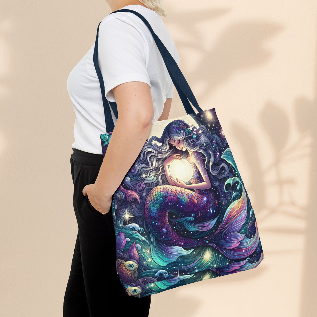 Celestial Mermaid Secret Tote Bag – Stylish Reusable Beach Trip Bag