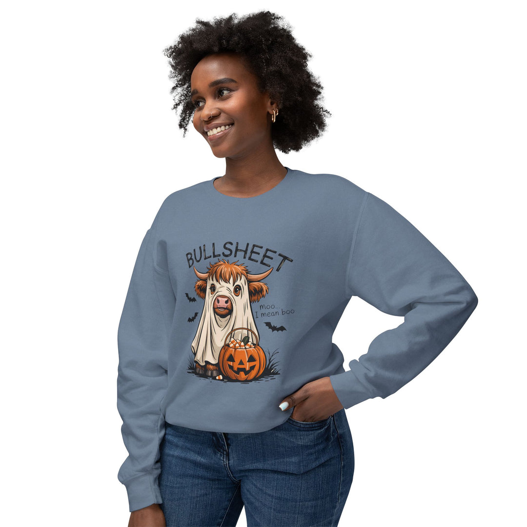 Cute Halloween Bullsheet Cow Sweatshirt