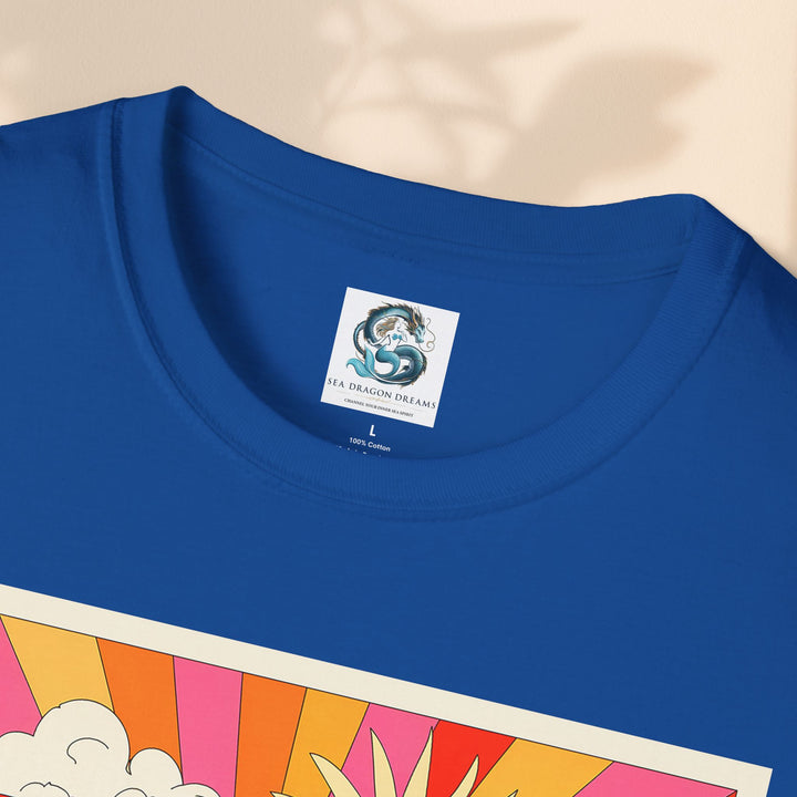 Feeling Groovy Unisex T-Shirt - Retro Mushroom Design