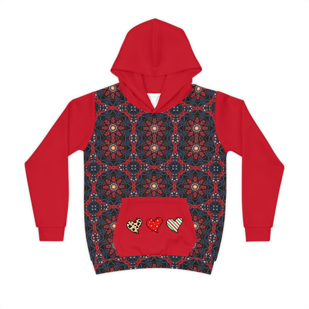 Children's Hoodie (AOP) - I Heart You