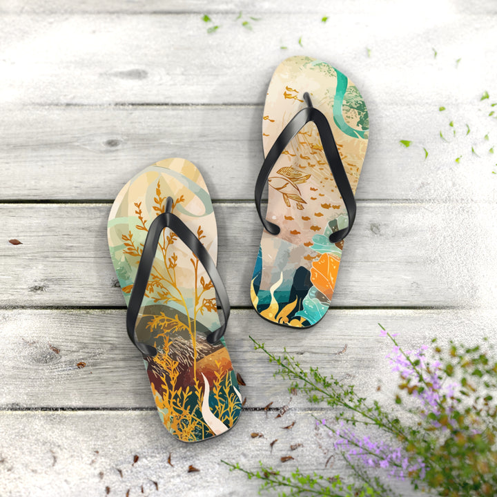 Flip Flops - Marine Mosaic