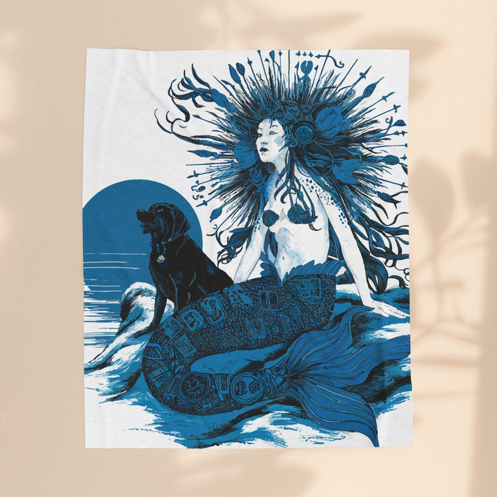 Velveteen Plush Blanket - Majestic Mermaid