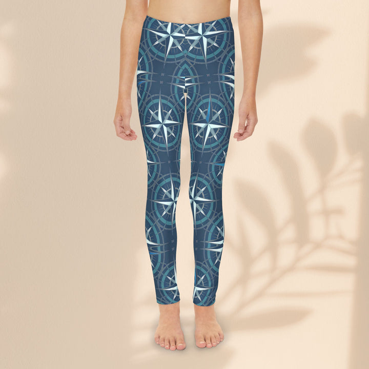 Youth Full-Length Leggings - Compass