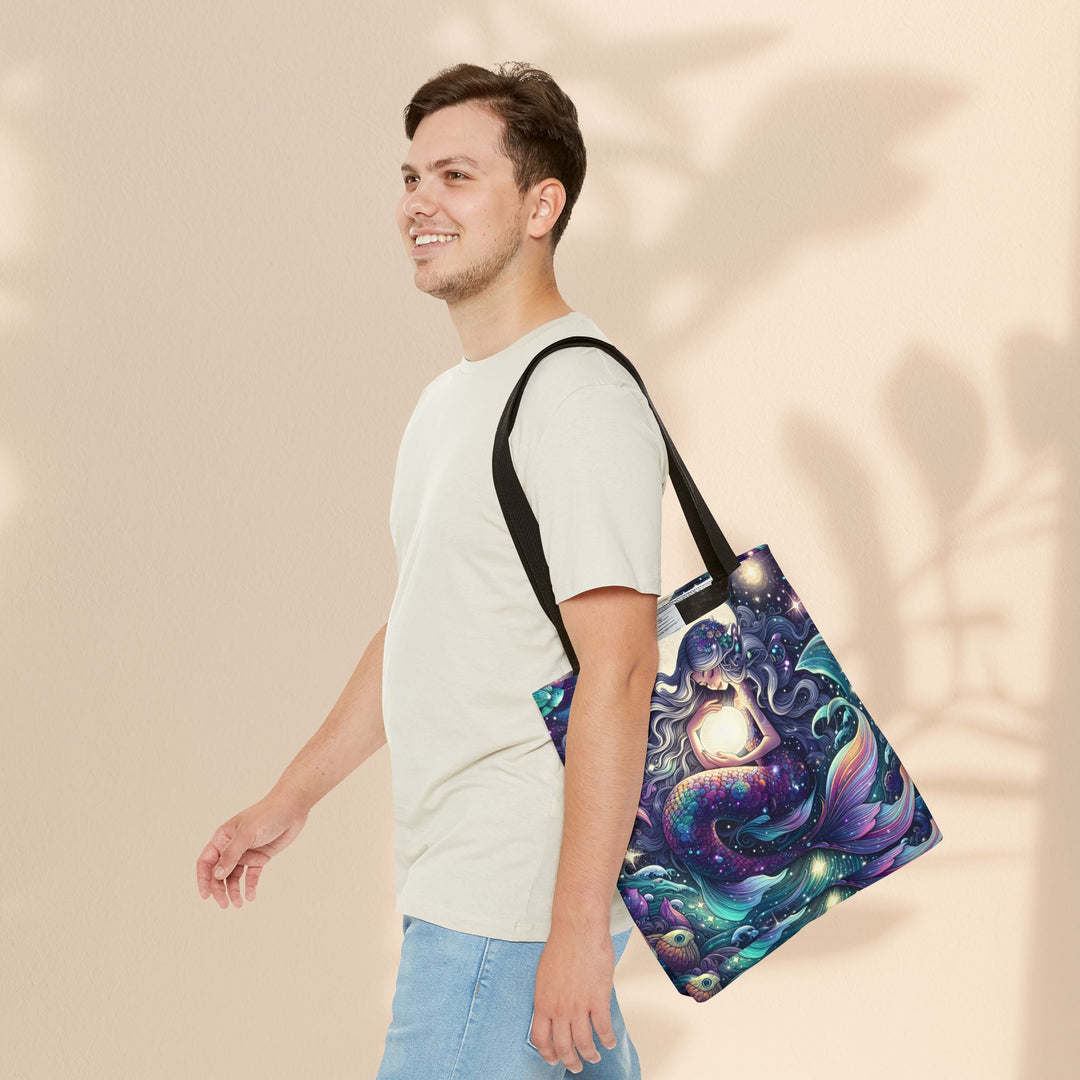 Celestial Mermaid Secret Tote Bag – Stylish Reusable Beach Trip Bag