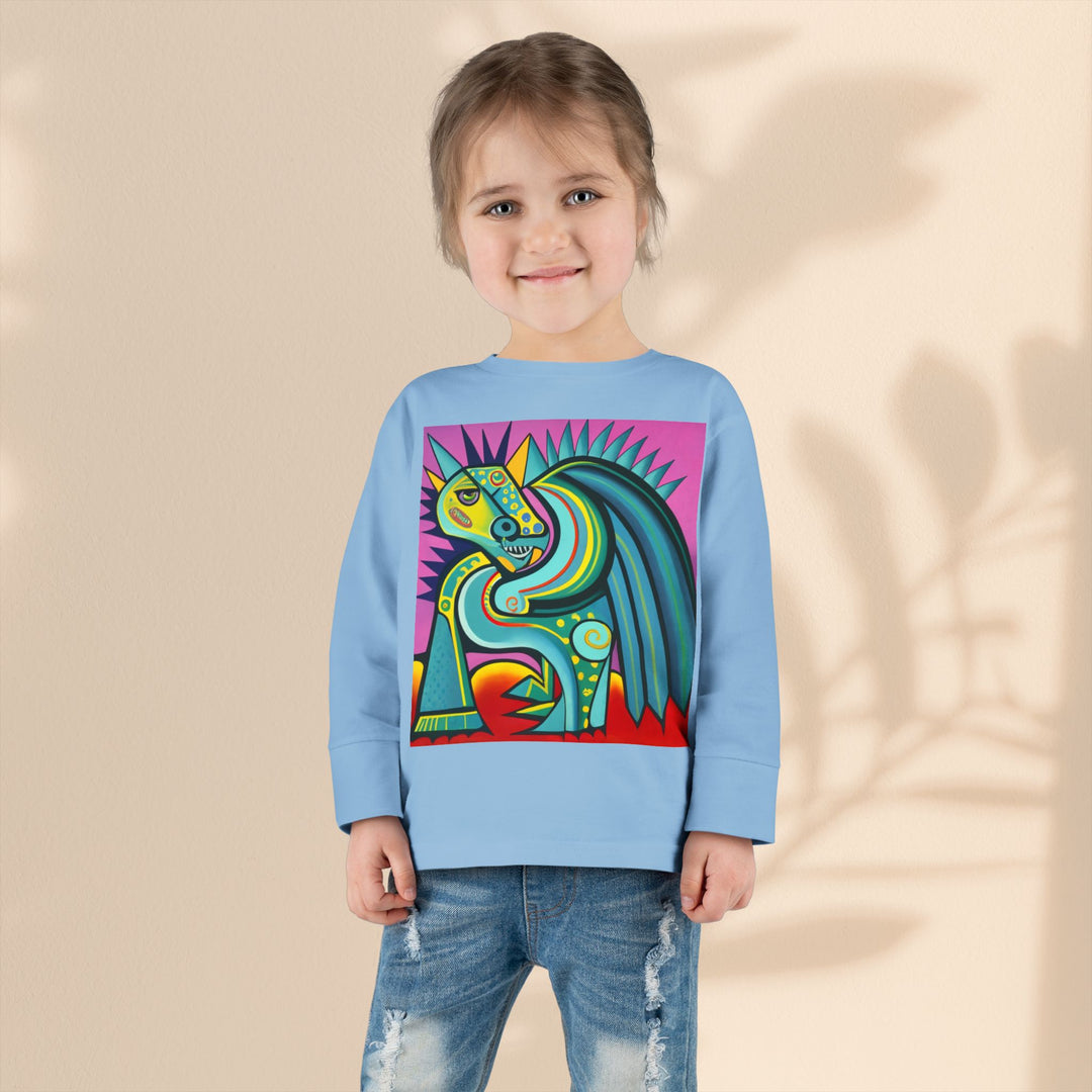 Toddler Long Sleeve Tee - Mod Dragon