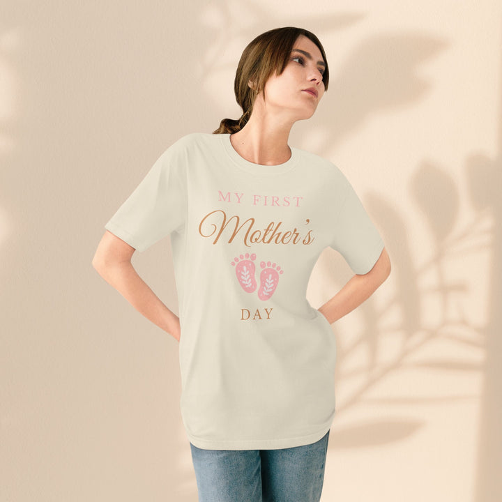 My First Mother's Day Organic T-Shirt - Baby Announcement Tee