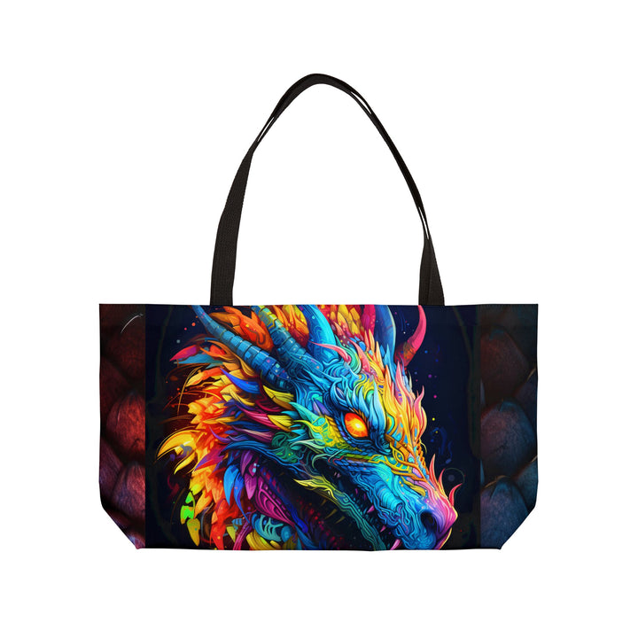 Weekender Tote Bag - Neon Dragon