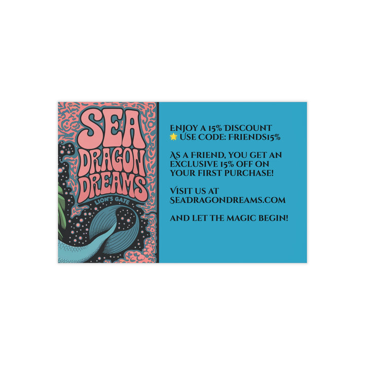 Business Cards, 100pcs for Sea Dragon Dreams