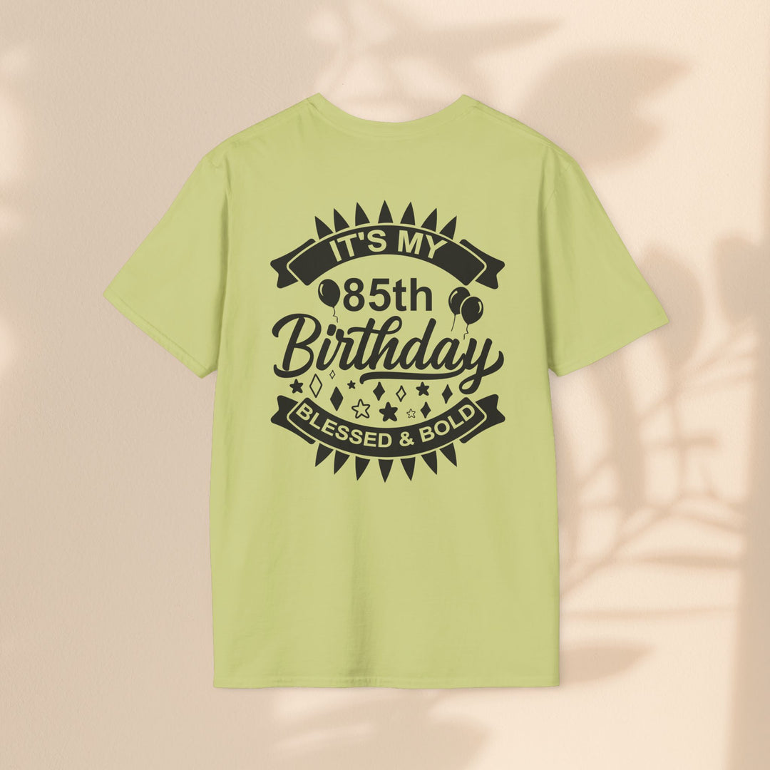 85th Birthday Celebration T-Shirt, Unisex Softstyle Tee for 85th Birthday, Milestone Birthday Gift, Birthday Party Outfit, Cute [...]