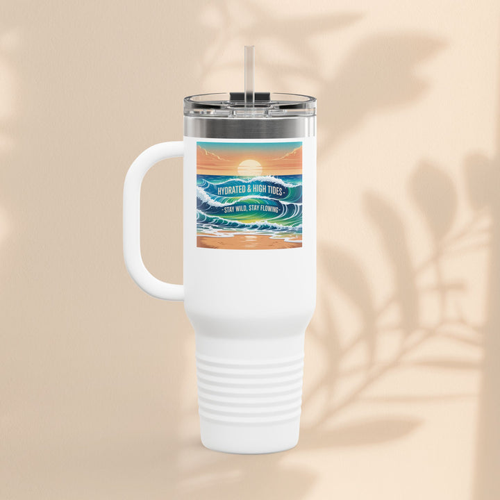 Ocean Wave Insulated Travel Mug, 40oz