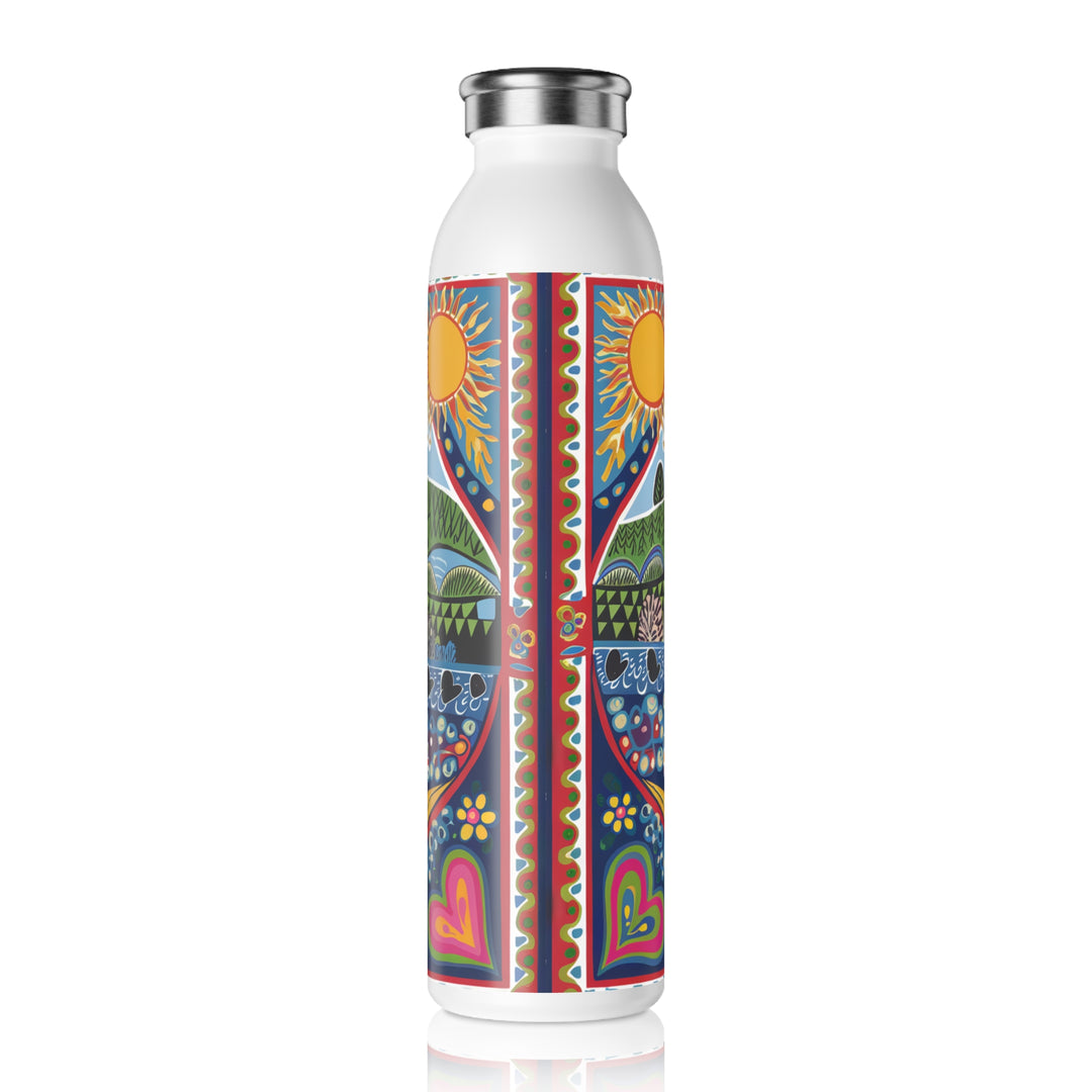 Slim Water Bottle - Heart Wise