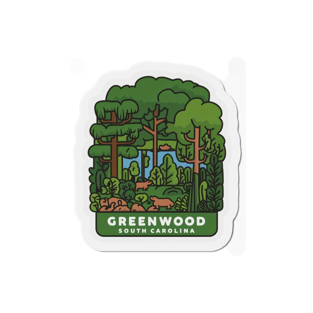 Die-Cut Magnets - Greenwood South Carolina