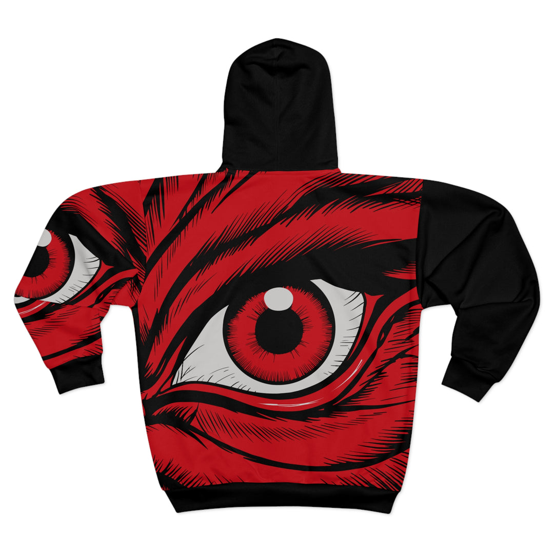 Unisex Zip Hoodie - Red Eye