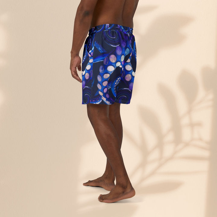Octopus Delight Unisex Swim Shorts | Vibrant Beachwear for Summer Fun