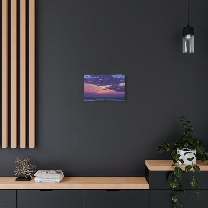 Elegant Sunset Canvas Print for Bedroom and Living Room