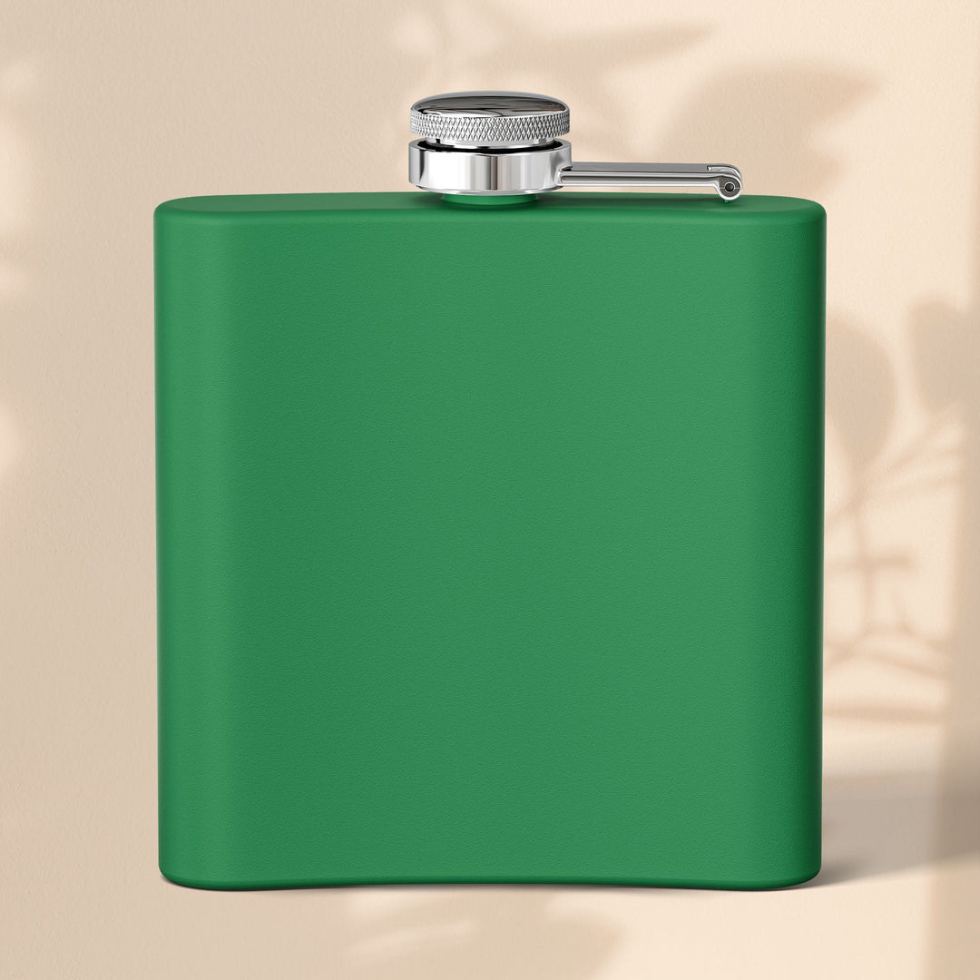Cool Dragon Design Stainless Steel Flask - 6oz Drinkware for Adventurers