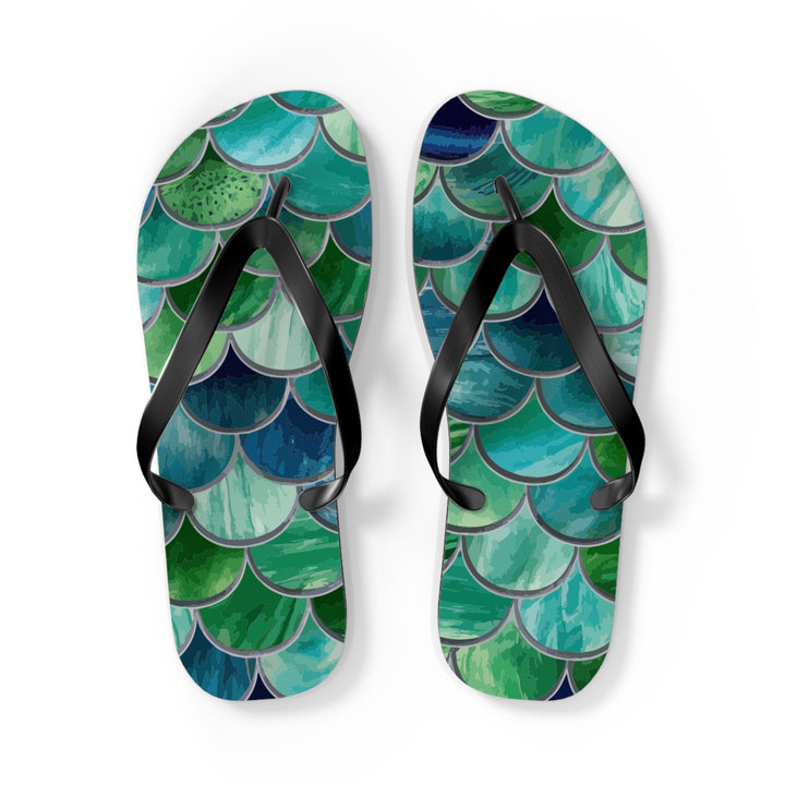 Flip Flops - Mermaid Scales