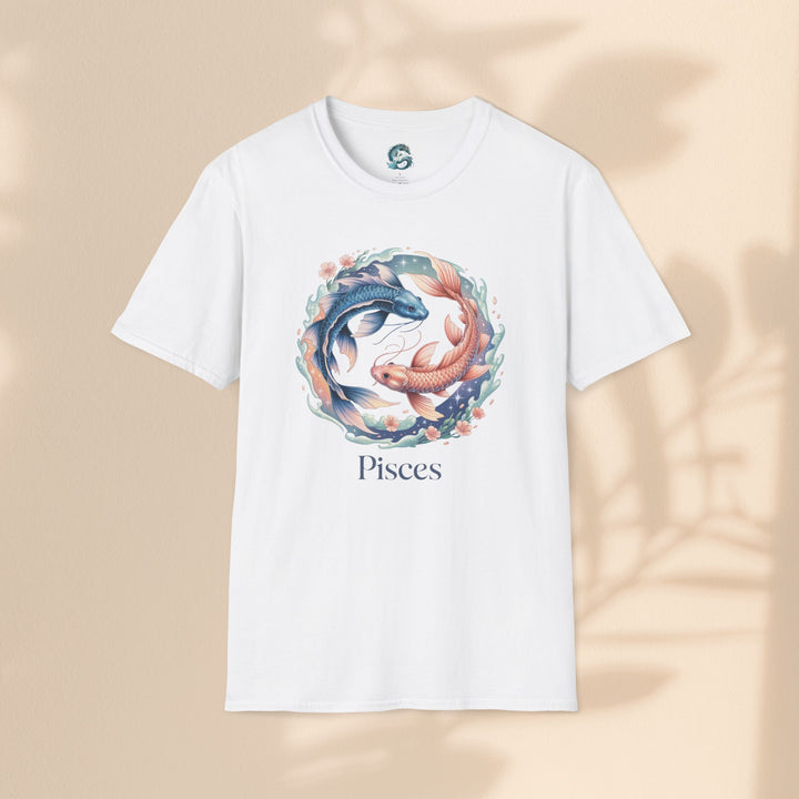 Pisces Zodiac T-Shirt, Softstyle Tee, Astrological Gift, Horoscope Apparel, Birthday Gift for Pisces, Astrology Merch