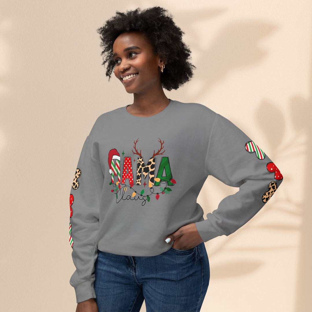 Mama Claus - Women's Lightweight Crewneck Sweatshirt