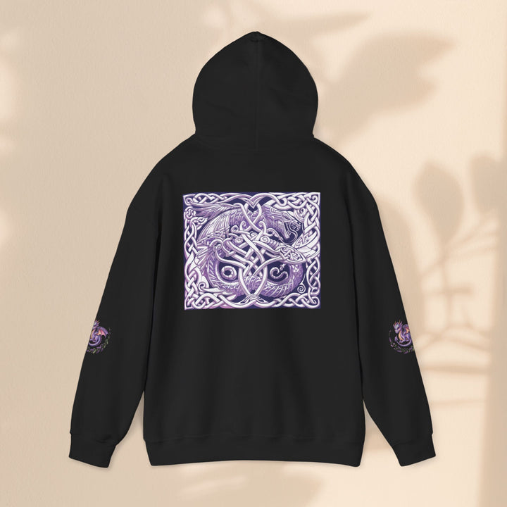 Celtic Dragon Hoodie, Gift for Fantasy Lovers