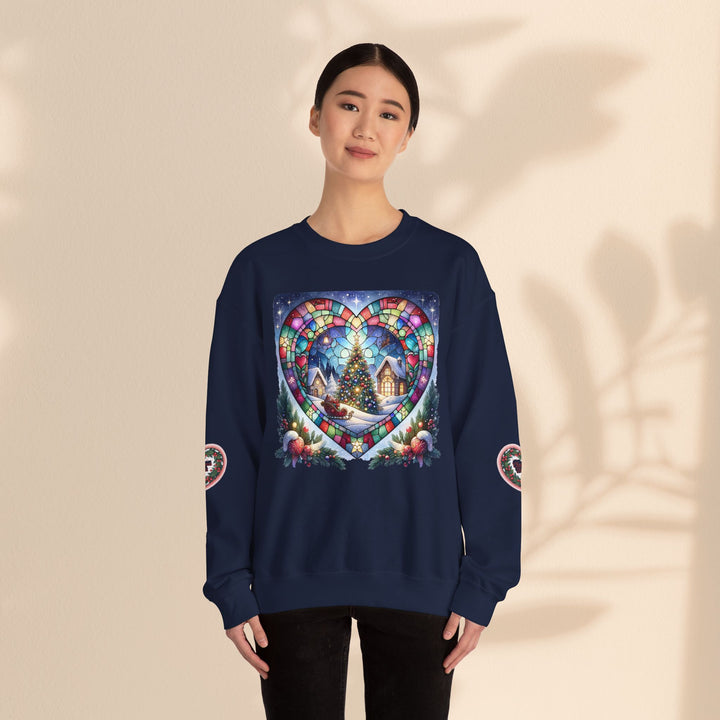 Christmas Tree Heart Sweatshirt
