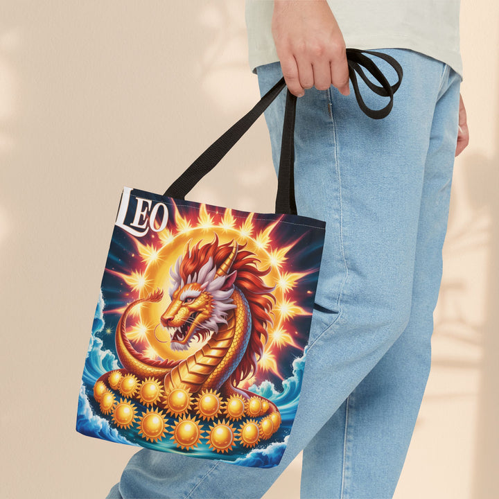 Leo Zodiac Tote Bag, Astrology Bag, Horoscope Tote, Birthday Gift, Festival Bag, Celestial Art Bag